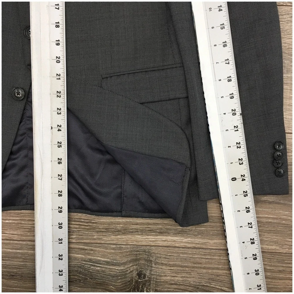 JOSEPH ABBOUD Mens Wool Blazer Sport Coat‎ Casual Jacket Size 38R Slim Wool Suit